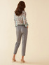 Patterned silk blouse image number 1