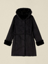 Shearling-effect hooded coat image number 3