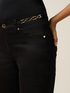 Kick flare pants with chain detail image number 2