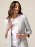Blazer ouvert en tissu fluide image number 0