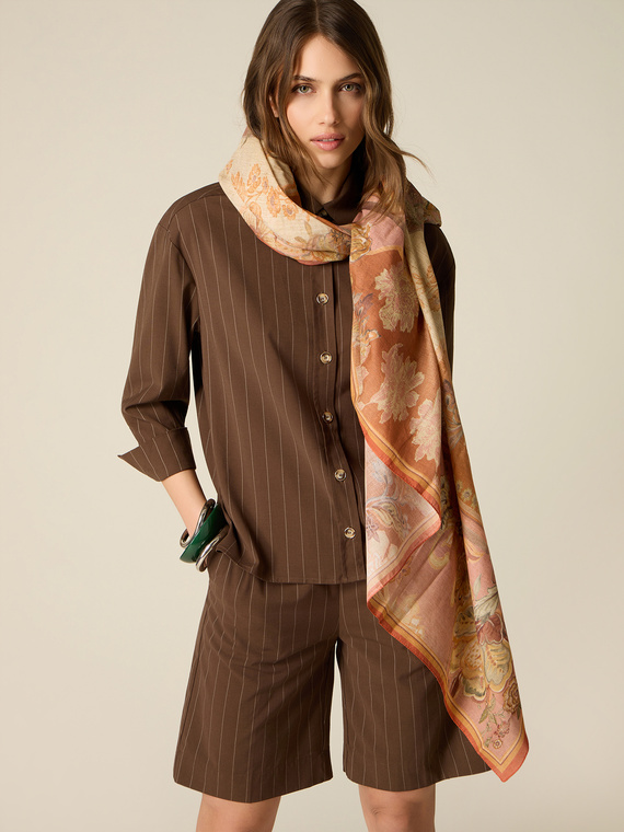 Foulard en coton fantaisie