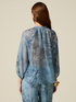 Camicia fantasia con collo alla coreana image number 1