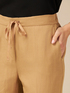 Linen blend joggers image number 2