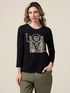 T-Shirt mit Pailletten-Stickerei image number 0