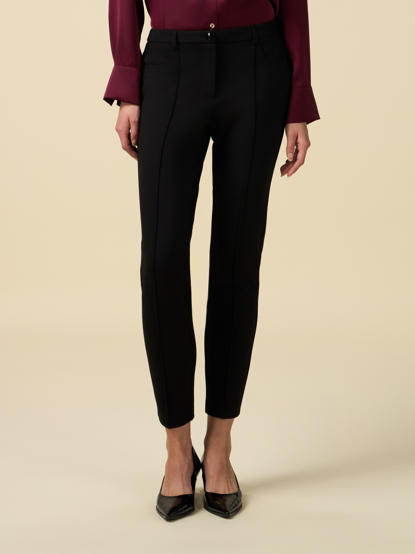 Pantalon skinny en maille Milano image number 3