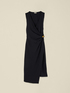 Vestito midi a portafoglio image number 3