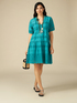 Midi broderie anglaise dress image number 0