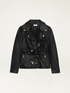 Blousonjacke in Leder-Optik mit G&uuml;rtel image number 4