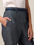 Jogger aus Leinen-Mix mit Denim-Effekt image number 2