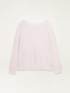 Seamless sweater with cable pattern detail image number 3