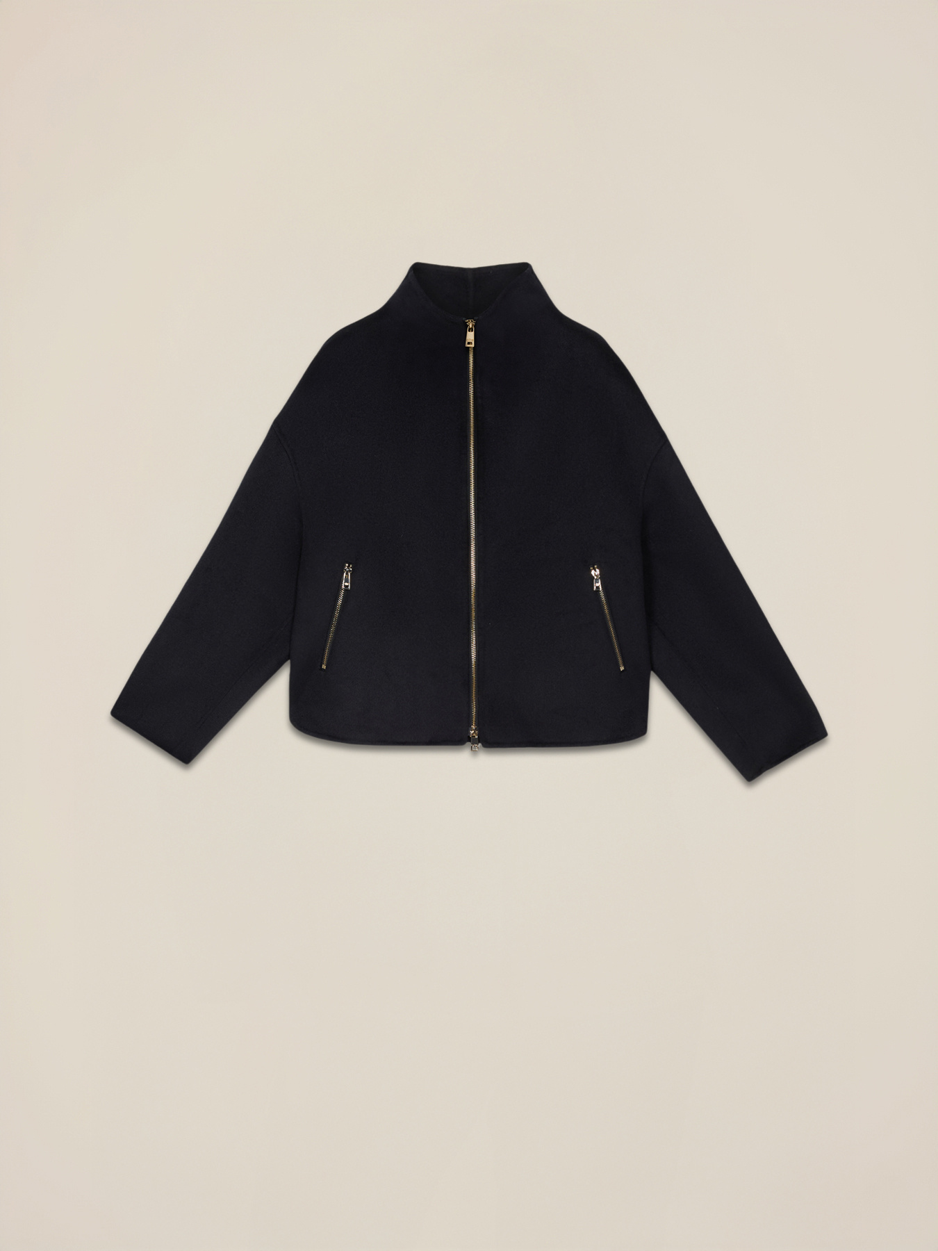 Wool blend cloth jacket image number 3