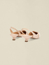 Pointed slingback pumps with kitten heel image number 2