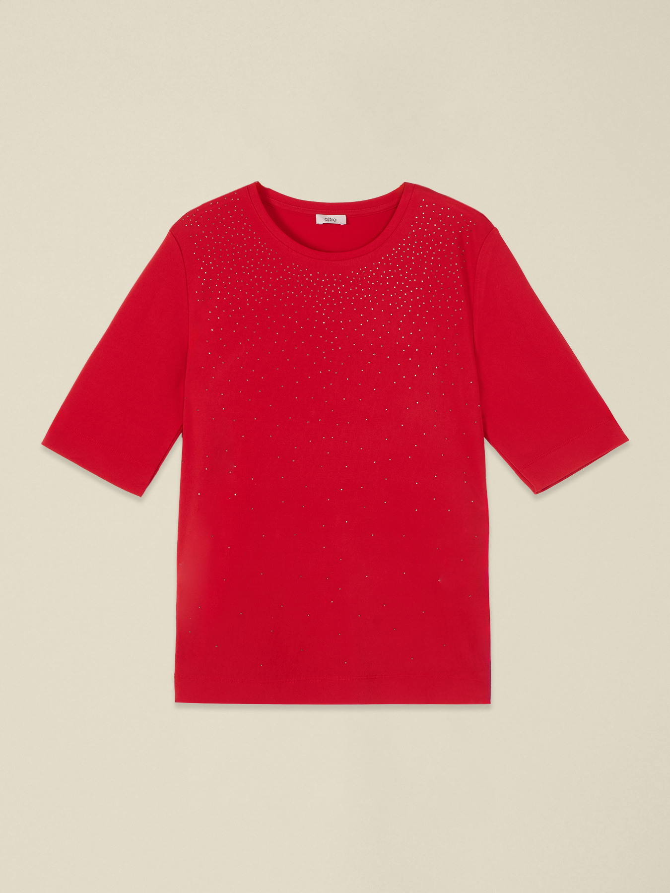 T-shirt with degrad&eacute; studs image number 3