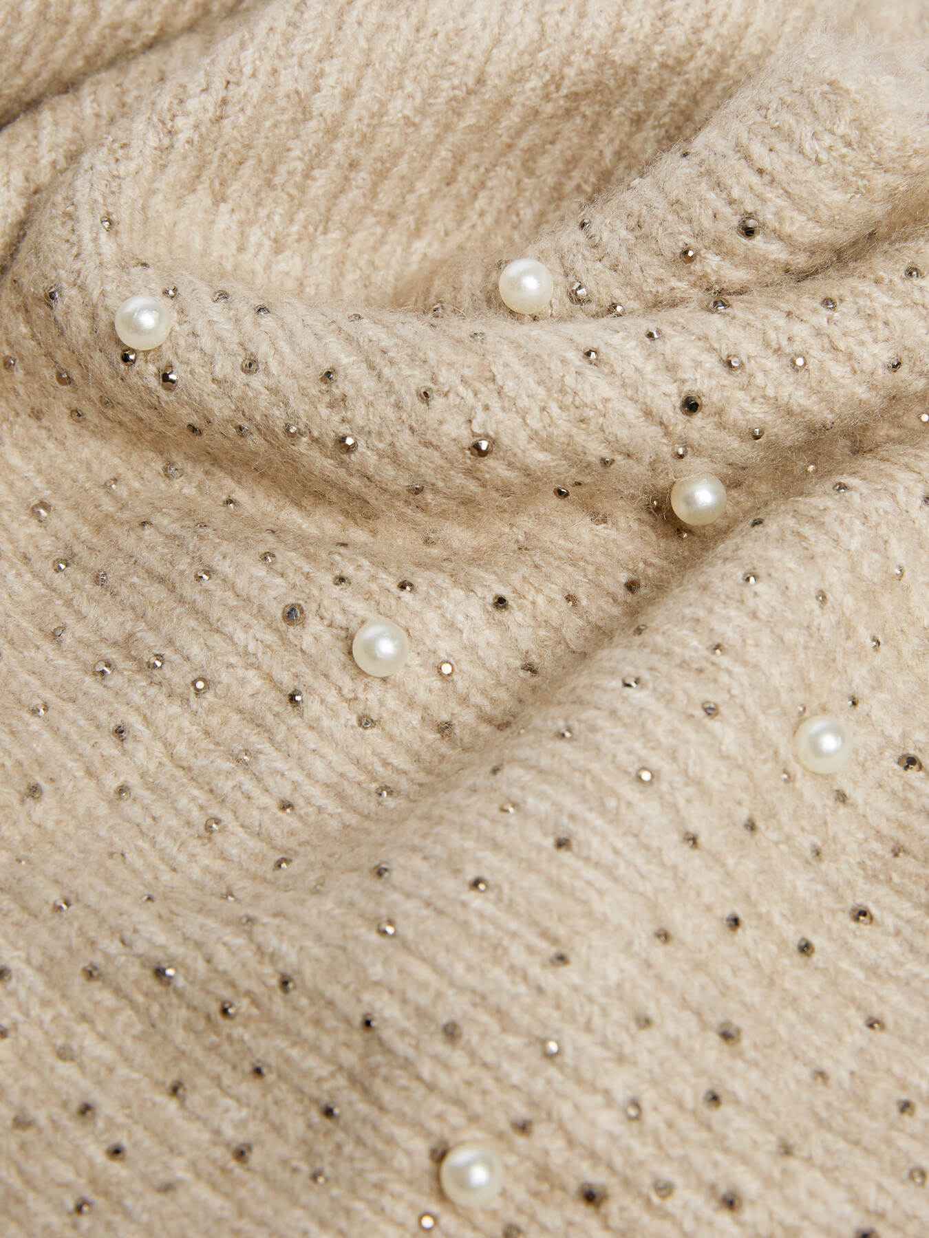 Maxi-Schal mit Perlen und Strass image number 1