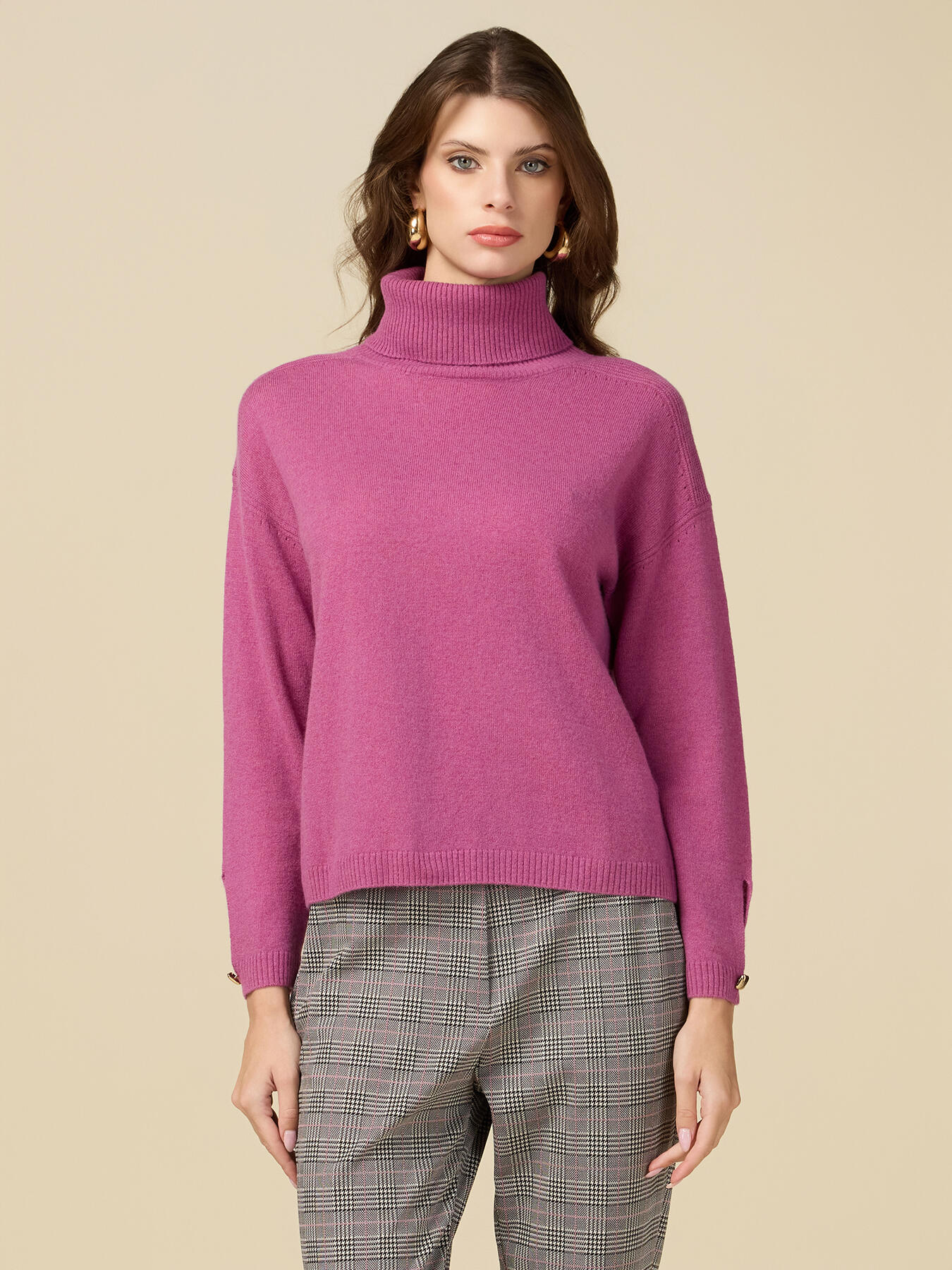 Rollkragenpullover aus Wolle/Kaschmir image number 0