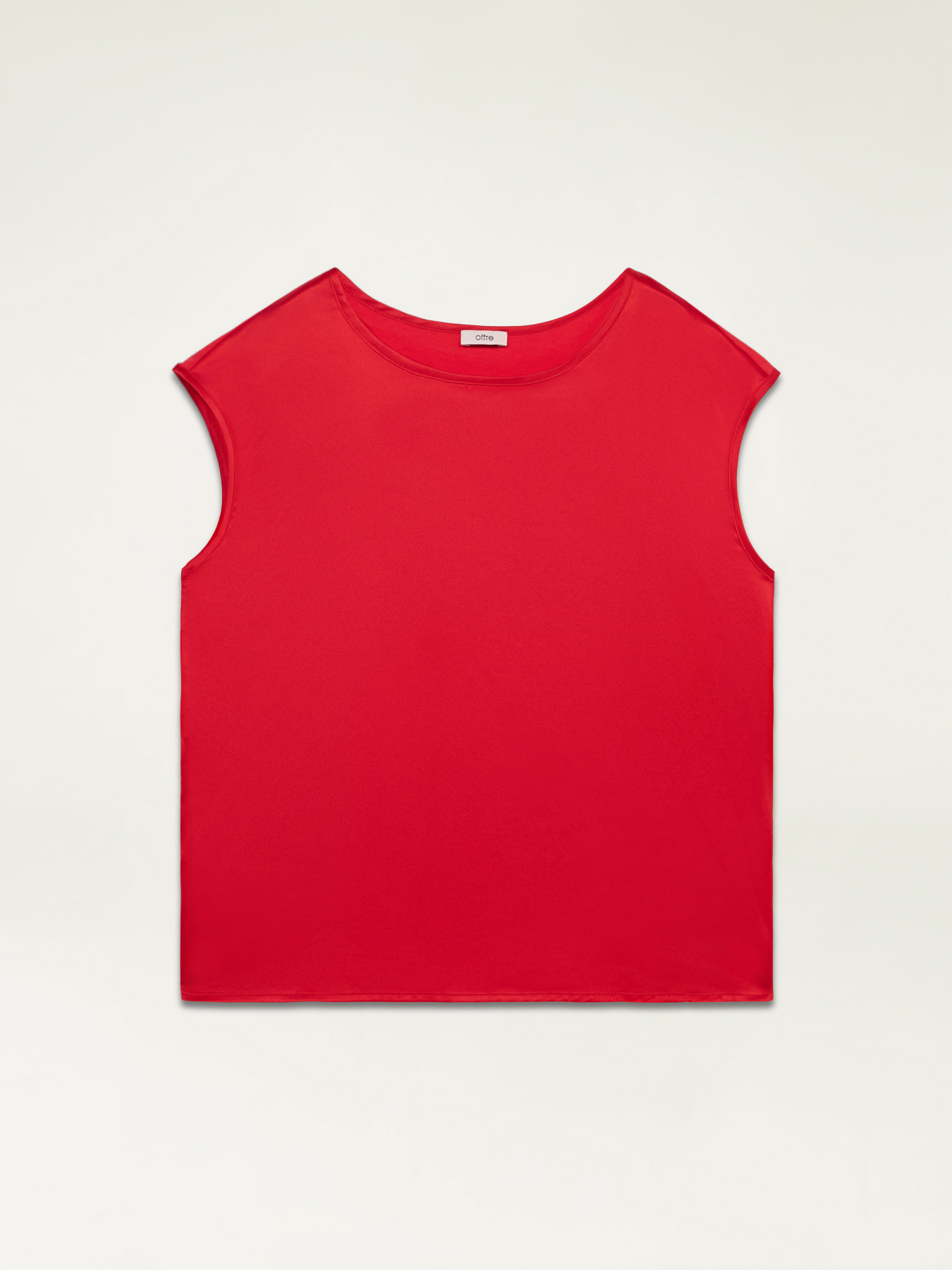 T-Shirt aus zwei verschiedenen Materialien image number 3