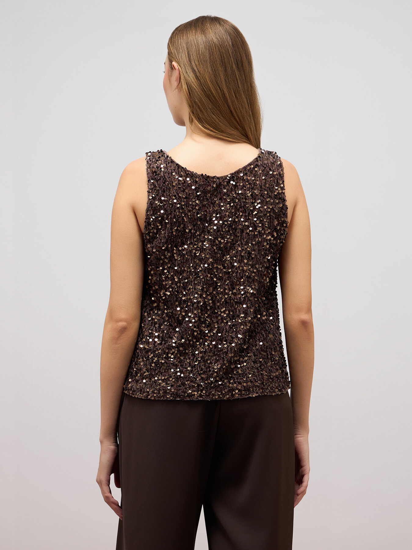 Velvet and sequin top image number 1