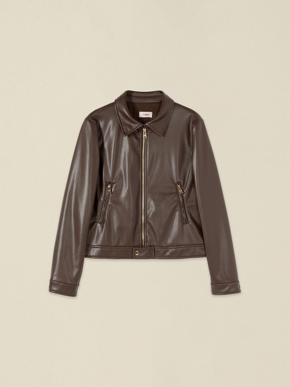 Coated fabric jacket