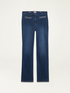 Eco-friendly regular jeans with jewel chains image number 4