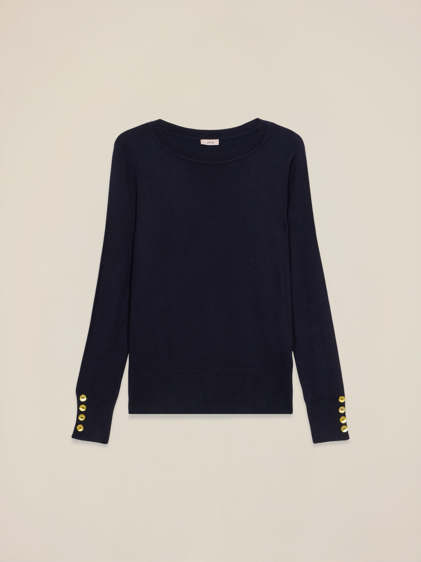 Sweater with decorative buttons image number 3