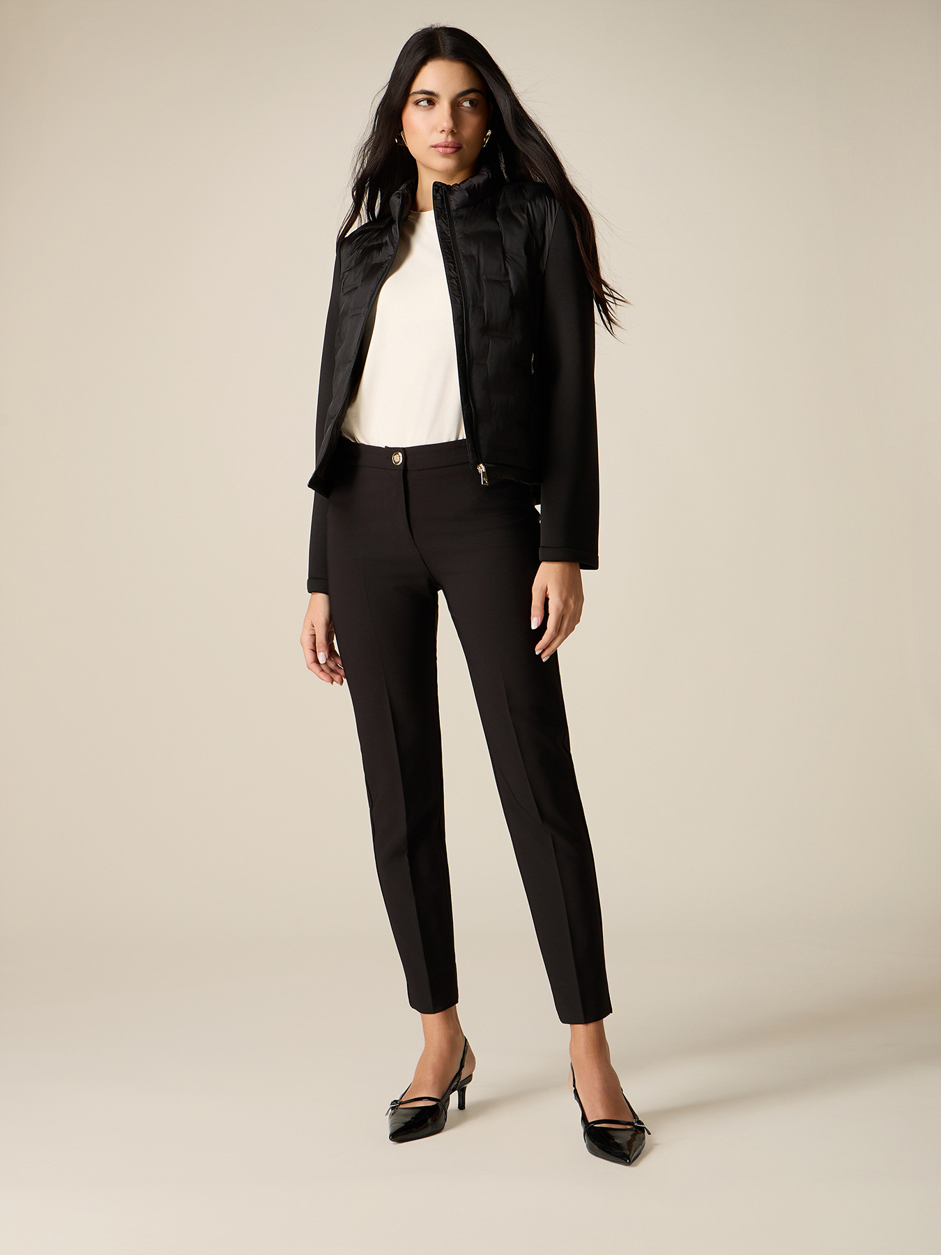 Technical fabric trousers image number 0