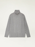 Rollkragenpullover mit Zopfdetail image number 3