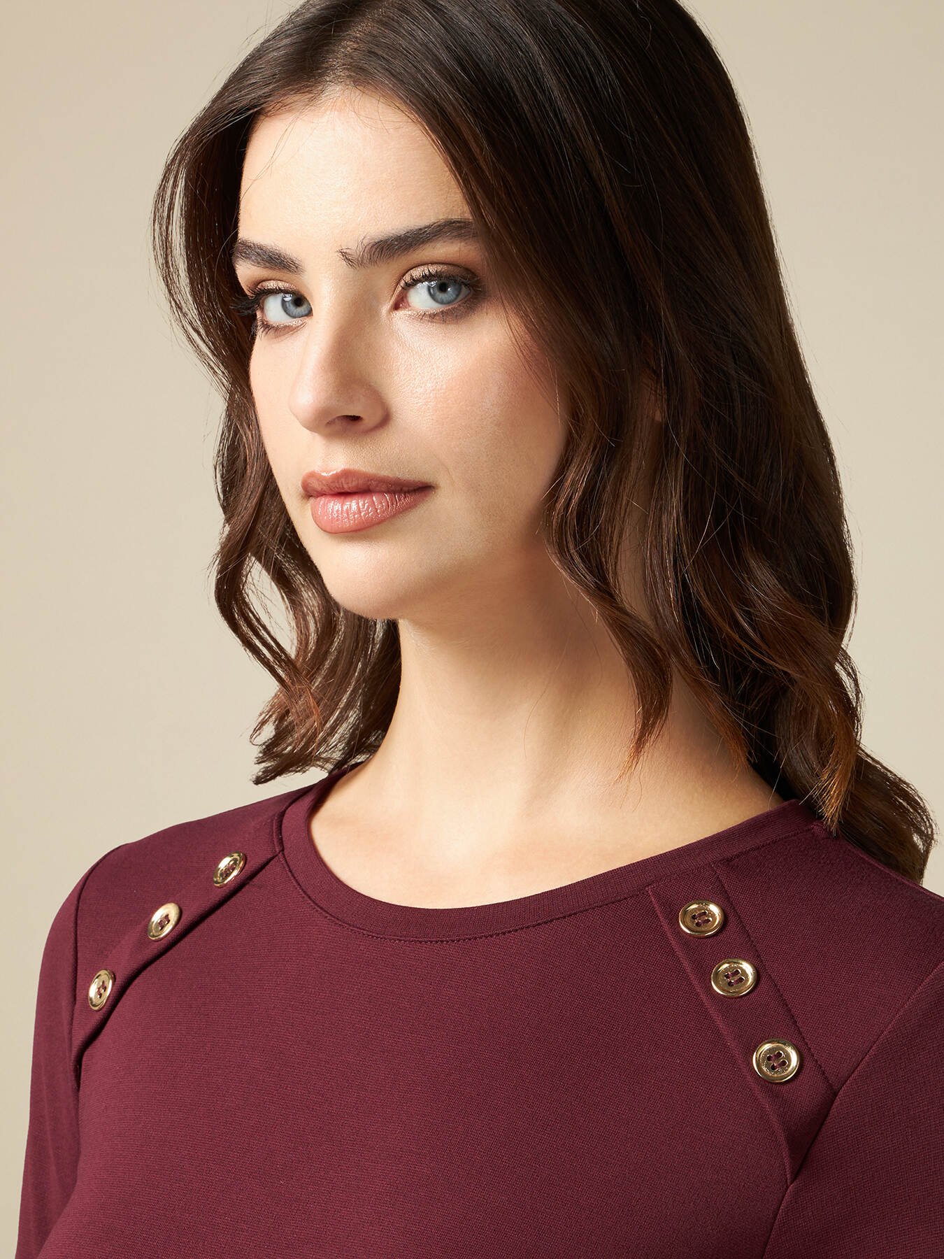 Milano-stitch midi dress image number 2