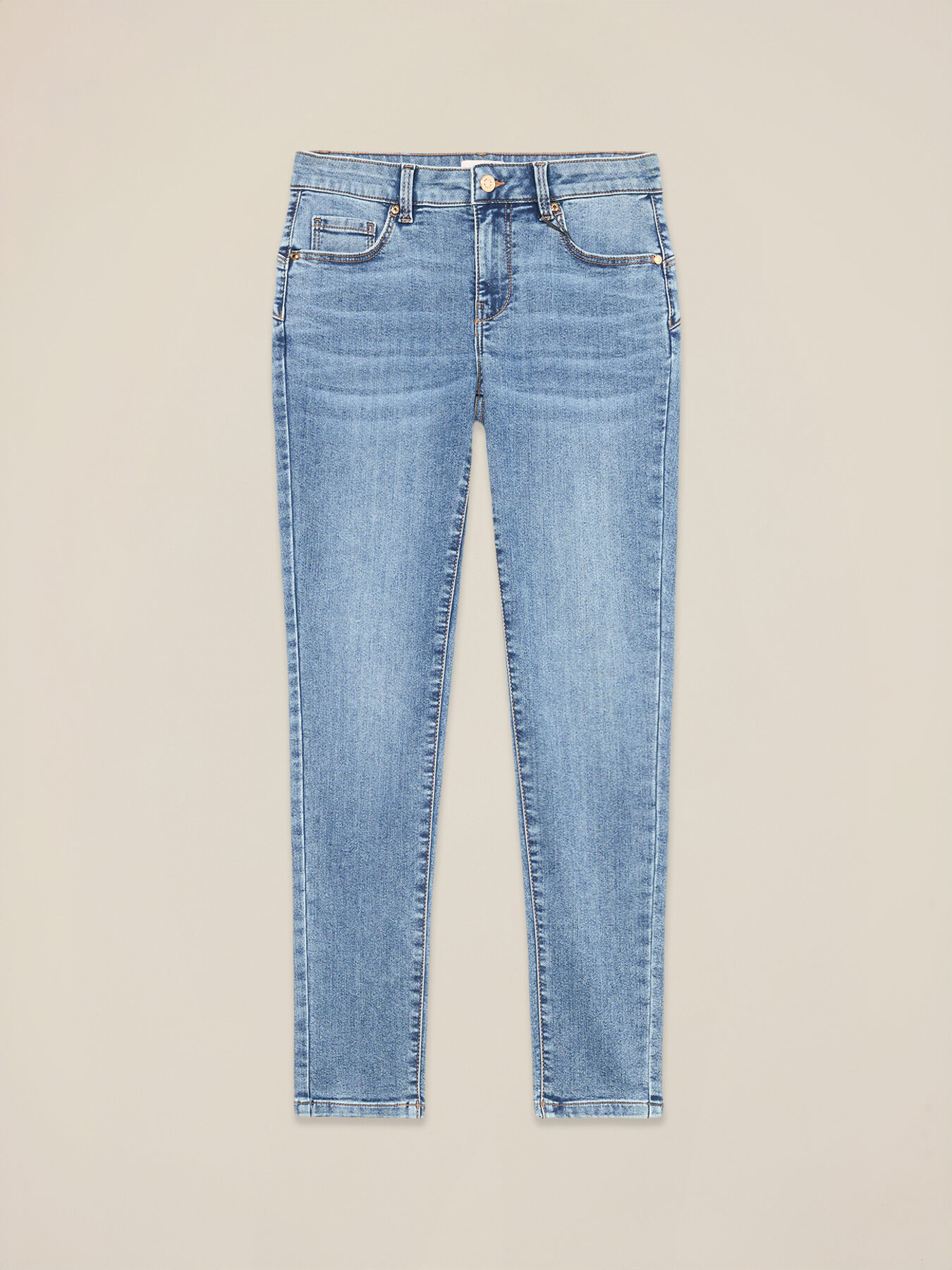Jeans skinny stone washed image number 4