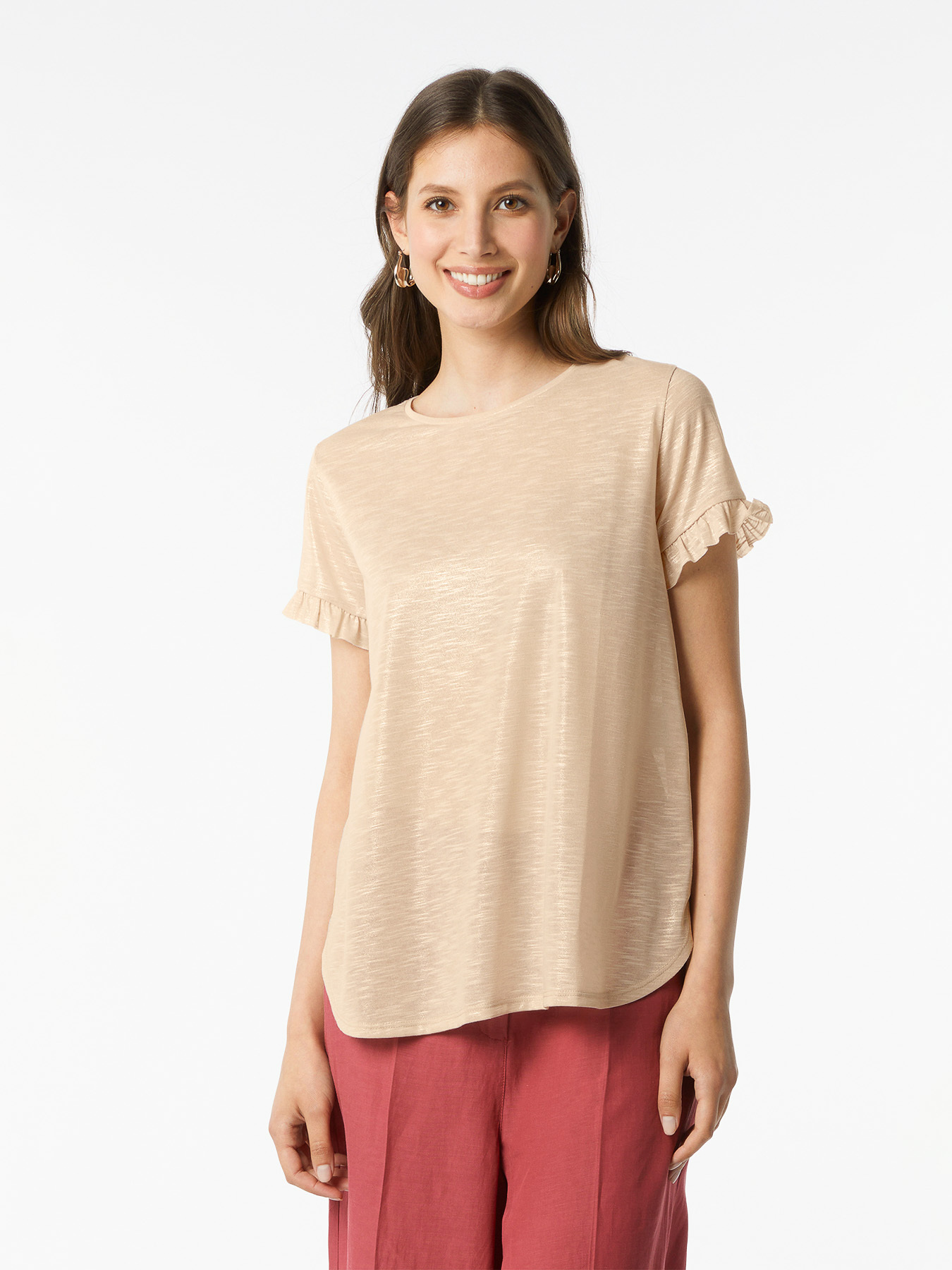 Shiny-effect T-shirt image number 0