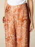 Pantalon palazzo en satin fantaisie image number 2