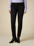 Vaqueros skinny negro con bordado joya image number 3