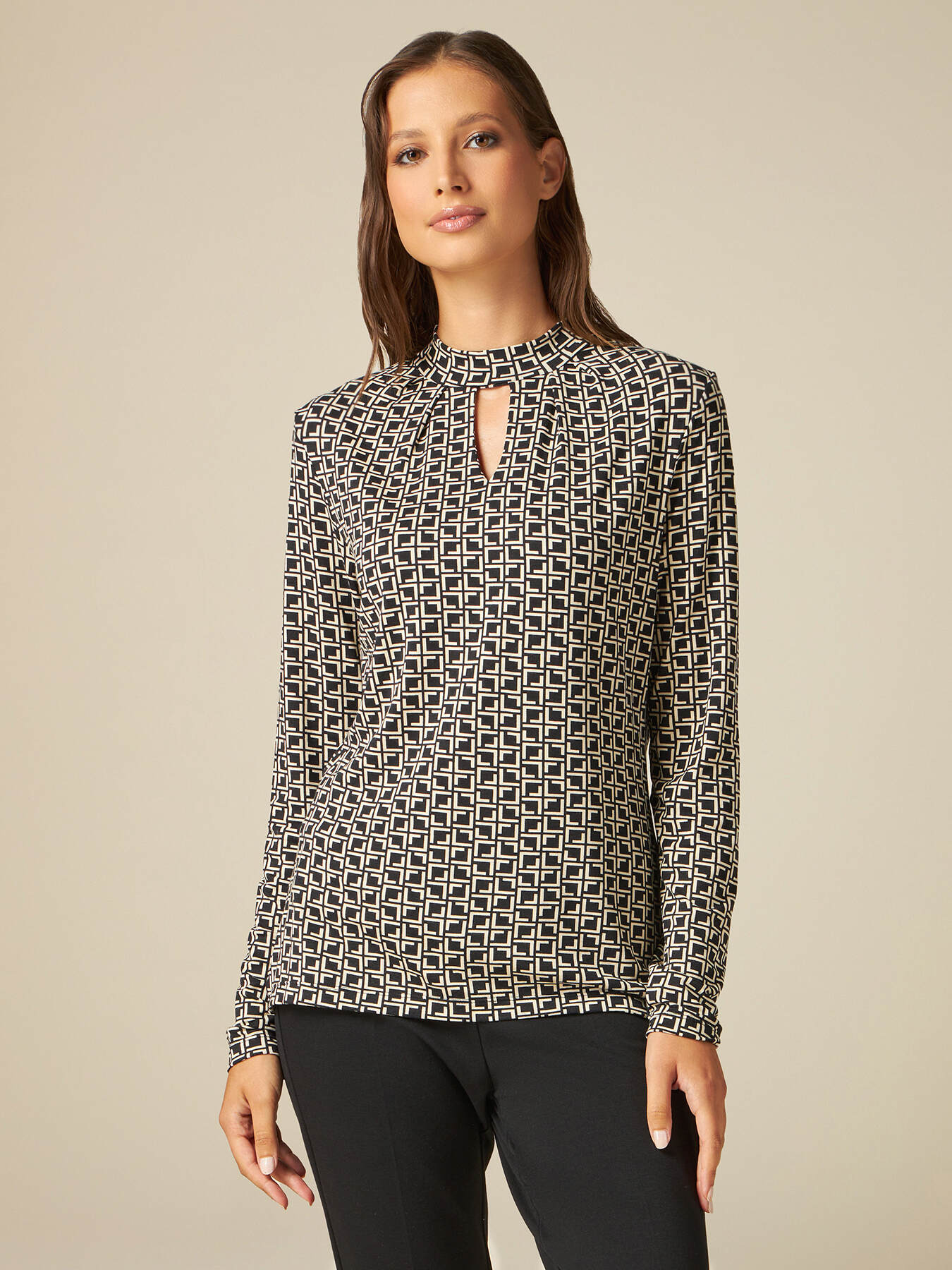 T-shirt &agrave; motif optique image number 0