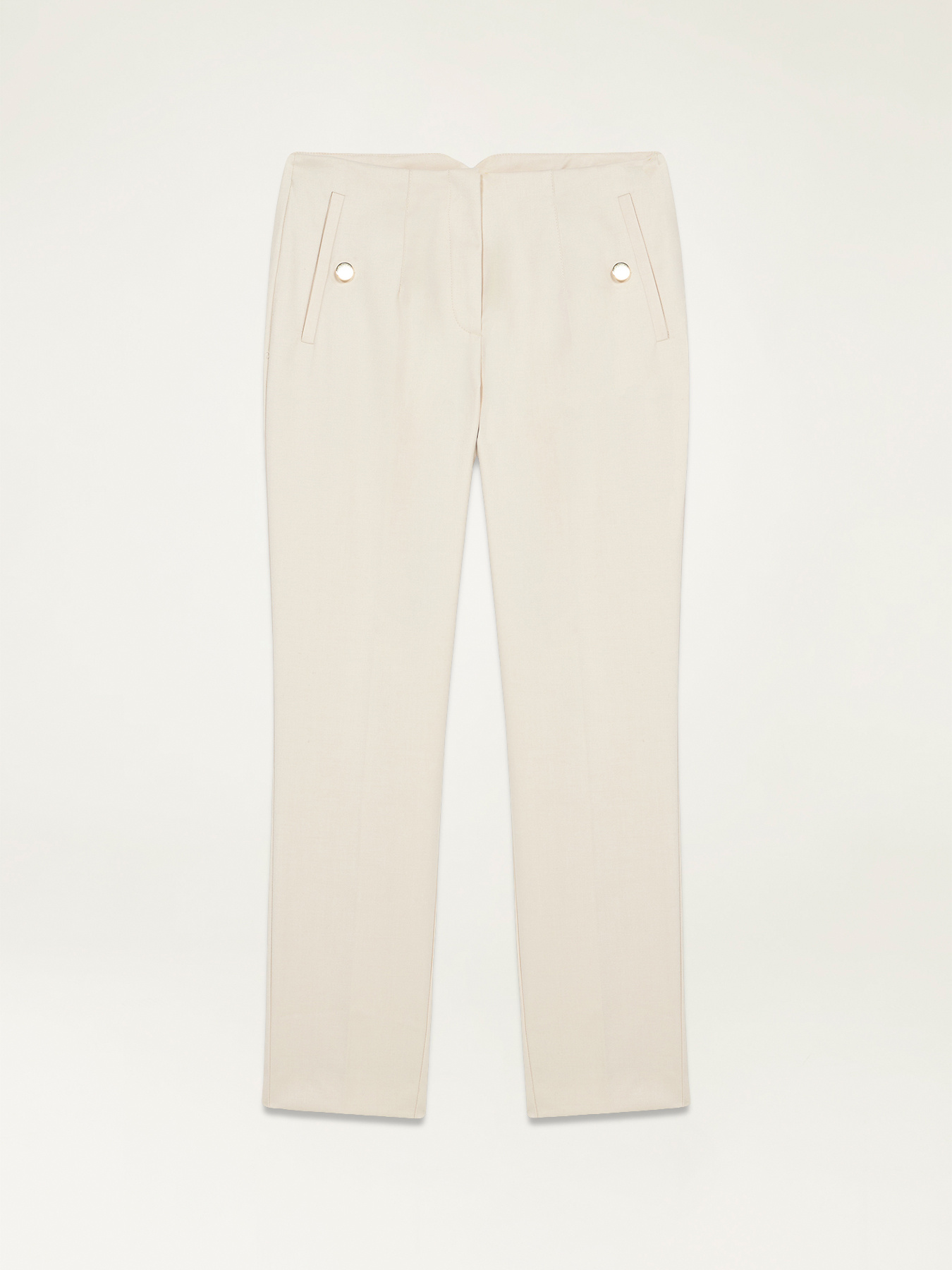 Pantalones pitillo de franela image number 4