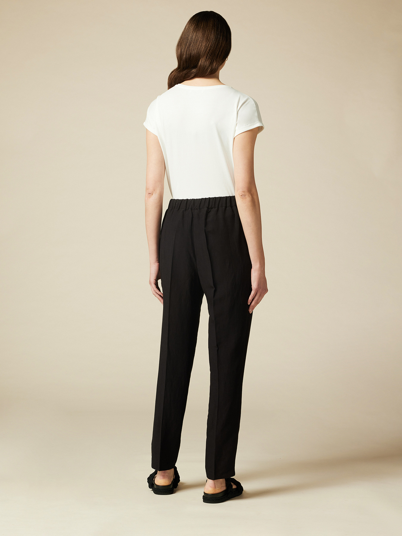 Joggers aus Leinengemisch image number 1