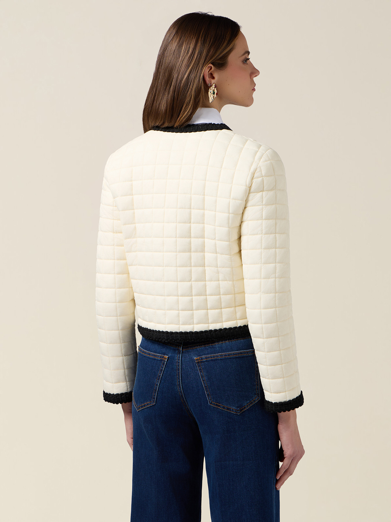 Leichte zweifarbige Steppjacke image number 1