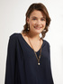 Bluse mit V-Ausschnitt aus Bio-Viskose image number 2