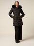 Midi down jacket with hood image number 0