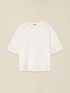 T-shirt en coton avec d&eacute;tails en macram&eacute; image number 3