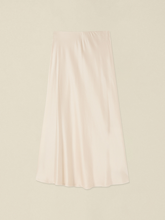 Gonna in raso di viscosa