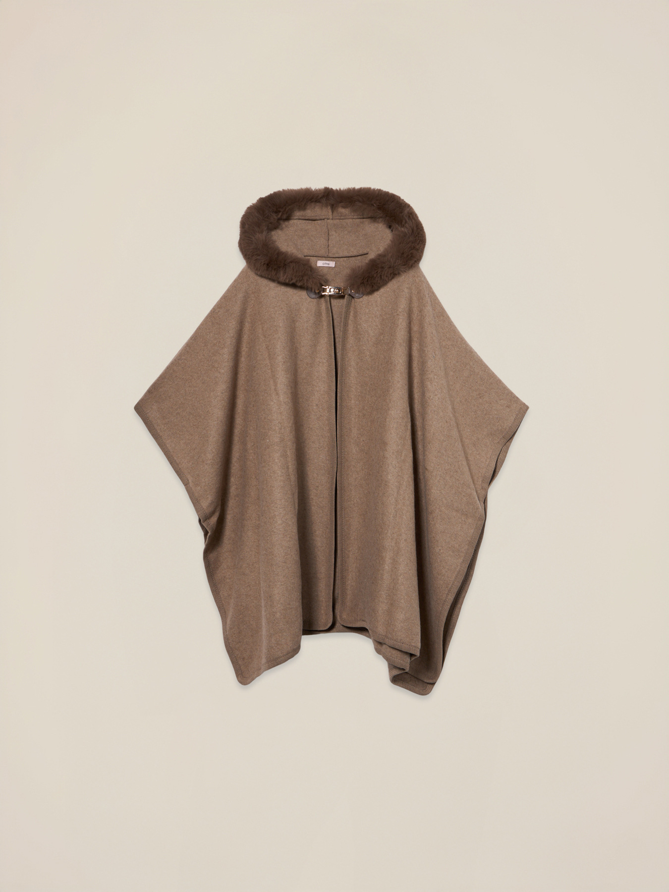 Maxi poncho avec capuche image number 1