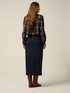 Wrap-around pencil skirt image number 1