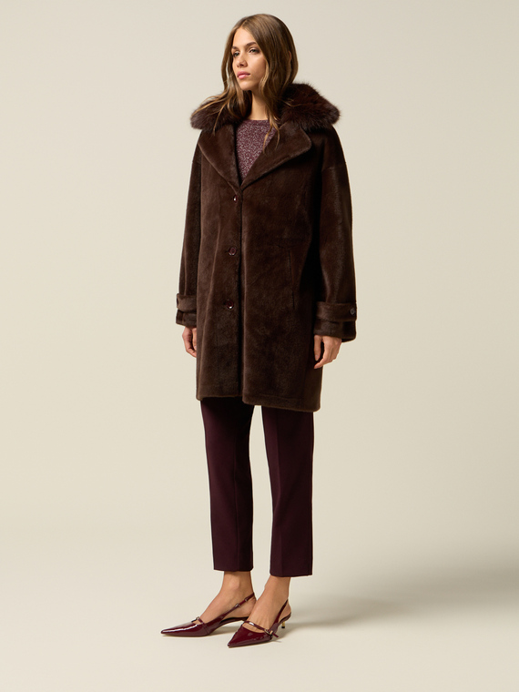 Cappotto in tessuto morbido