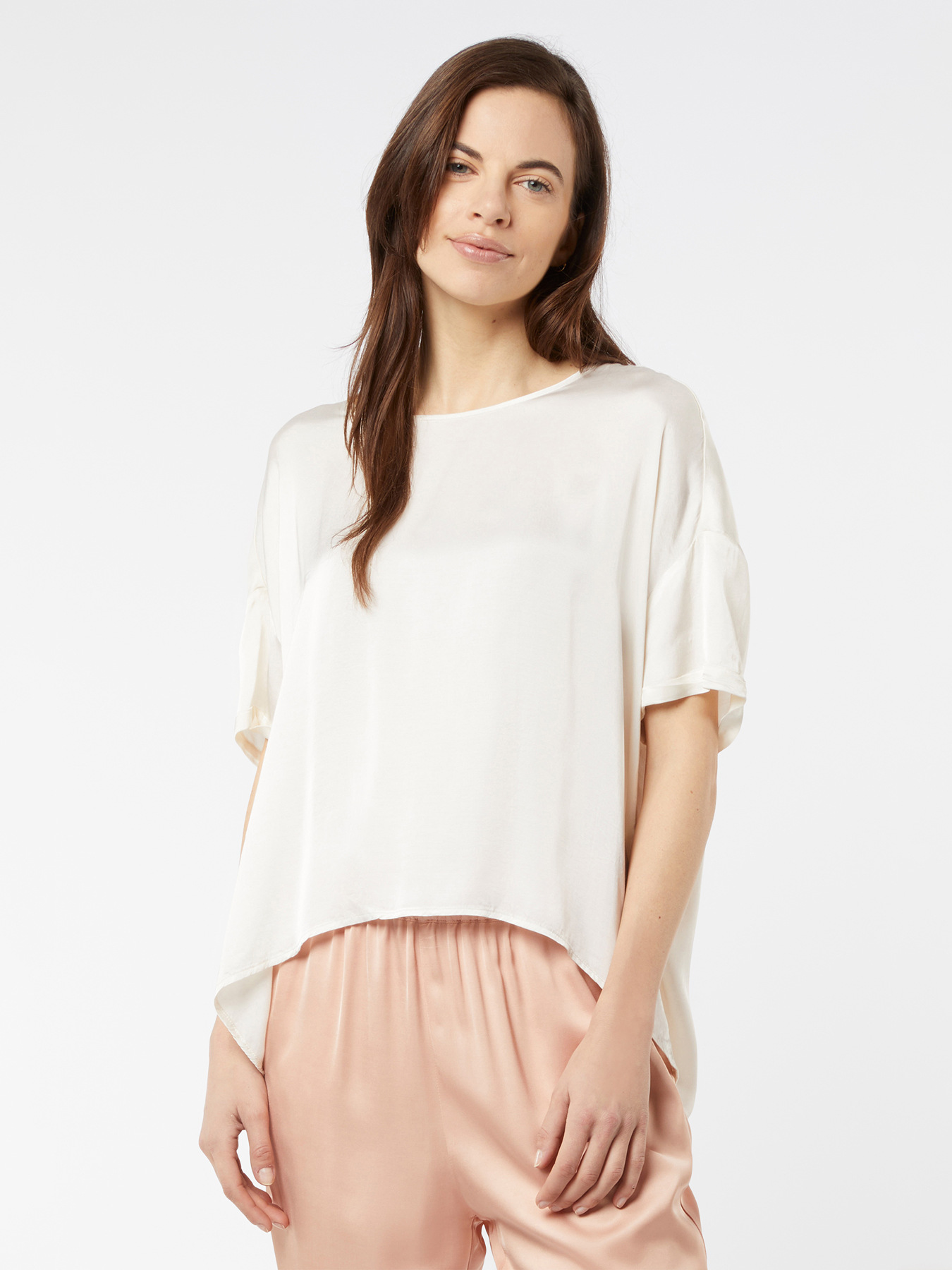 Blusa in raso image number 0