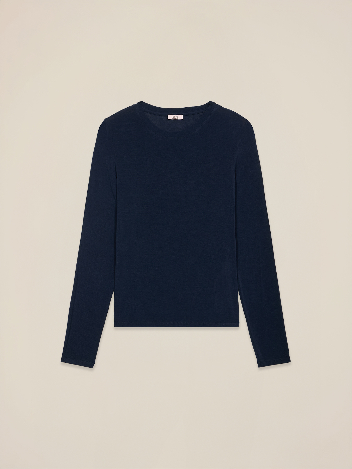 Cotton and cashmere blend T-shirt image number 0