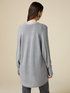 Cardigan oversize en fil lurex image number 1