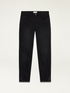 Vaqueros skinny negro con bordado joya image number 4