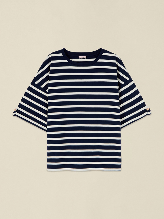 Oversized striped T-shirt
