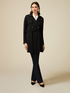 Scuba fabric trench coat image number 3