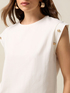 T-shirt with decorative buttons image number 2
