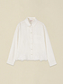 Linen shirt with lace image number 3
